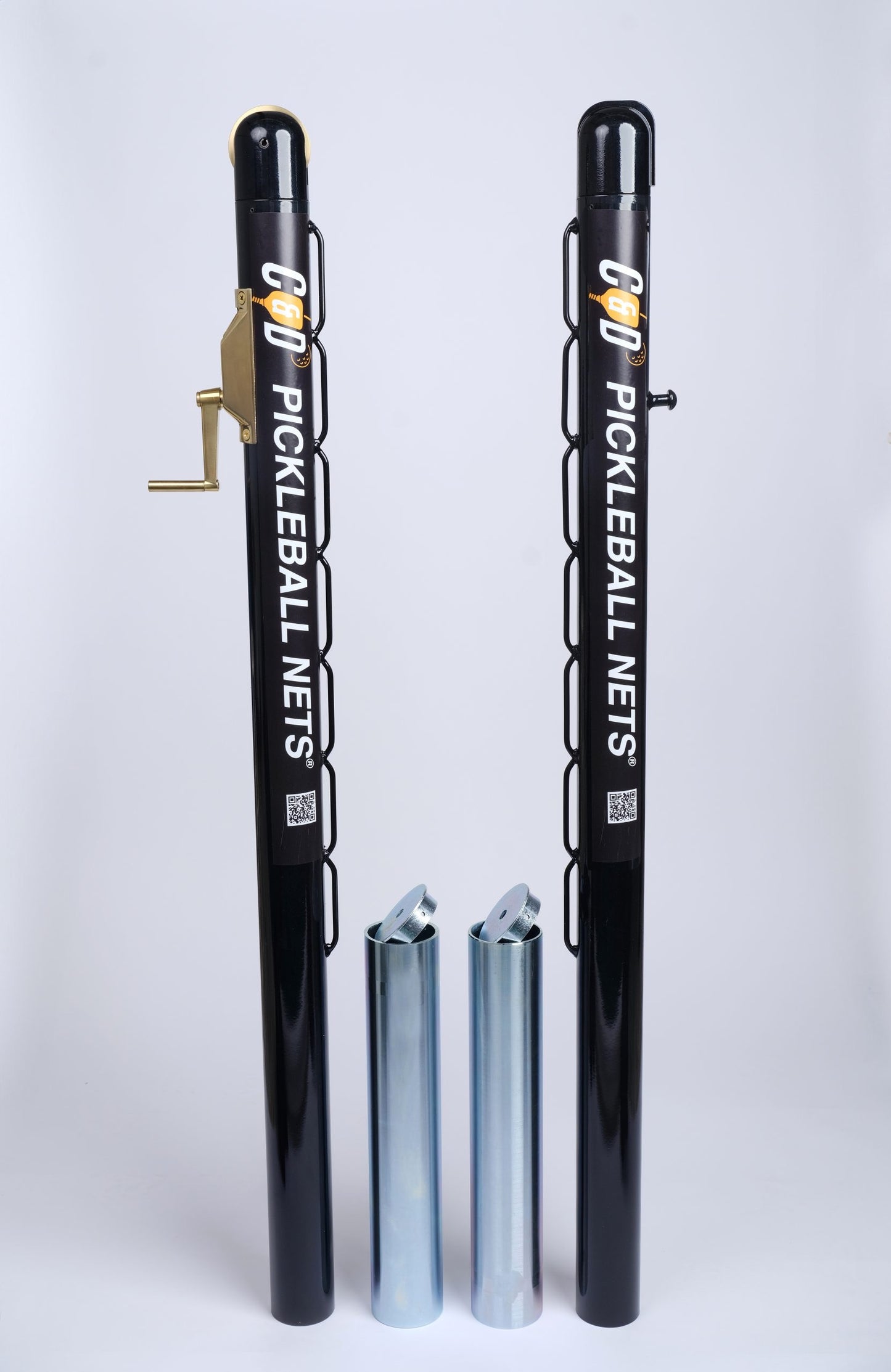 DUPR指定用網 ｜C&D Square 地埋式匹克球球網系統 專業比賽等級｜商用級耐用設計｜打造穩定又俐落的匹克球場