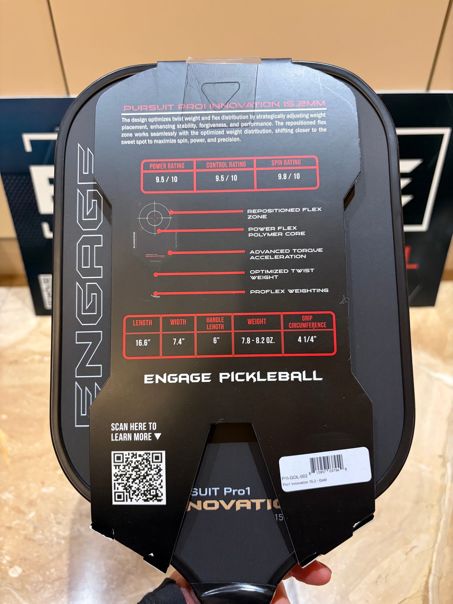 匹克球拍 Engage 旗艦系列 Pursuit Pro1 