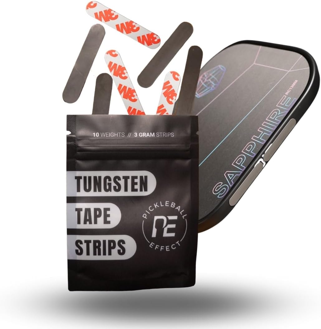 【專業級】匹克球拍專用高密度無毒鎢鋼配重貼片2g/3g Tungsten Tape Strips Pickleball Effect | 台灣匹克球專賣PicklePickle